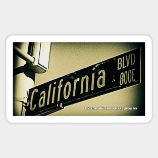 California BLVD, Pasadena, CA by MWP Sticker